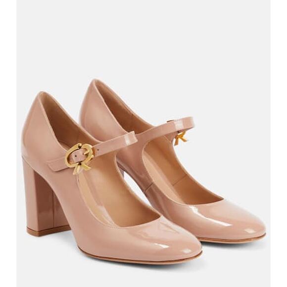 Gianvito Rossi Shoes - Gianvito Rossi 'Mary' Patent Leather Pumps Size 6